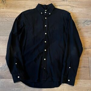 Taylor Stitch Black Oxford Shirt